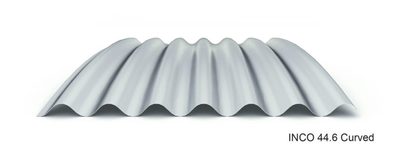 inco 44.6 corrugated curved