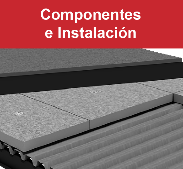 componentes e instalacion de cubierta deck por incoperfil
