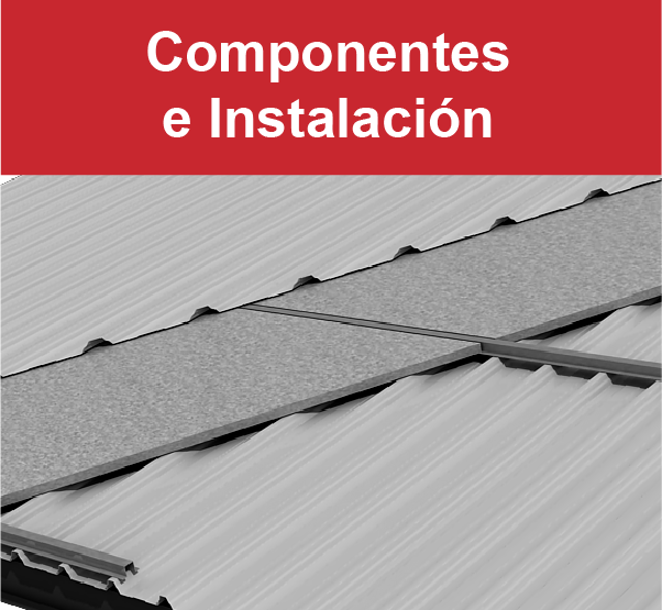 Componentes e instalacion de cubiertas industriales de INCOPERFIL