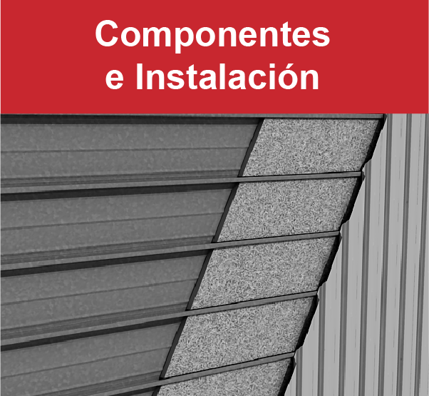 Componentes e instalacion de fachadas industriales de INCOPERFIL