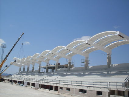 Roofing of a football stadium in Elda (Alicante)- Spain
