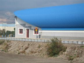 Toiture cintre pour l'aquarium de Roquetas de Mar (Almera), Espagne.
