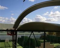  Free-standing Curved Roof, Padel Court 